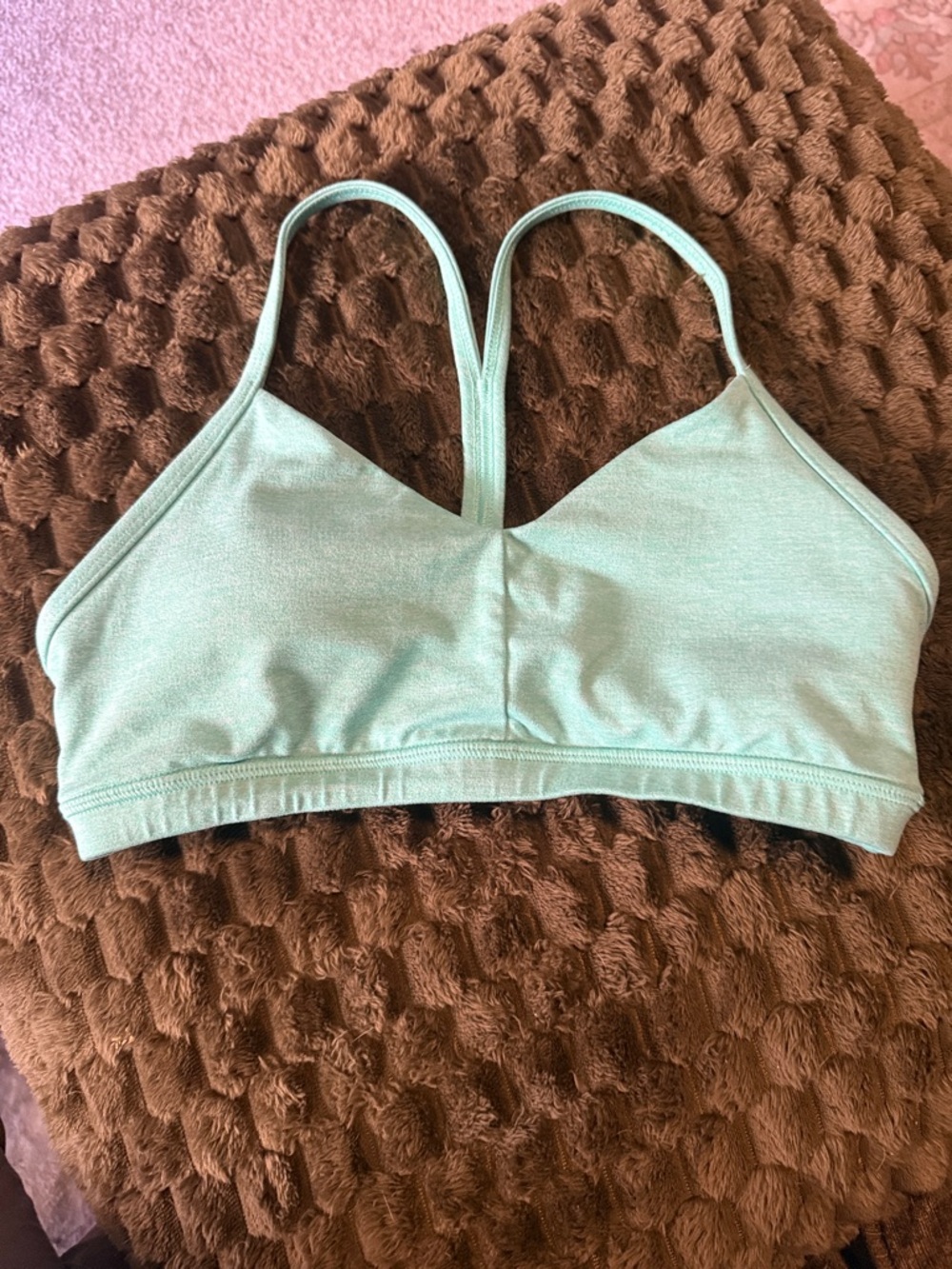Light Mint Green heather reinette fleo bra